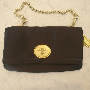 Black Coach Evening Bag